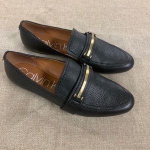 Calvin Klein leather loafers